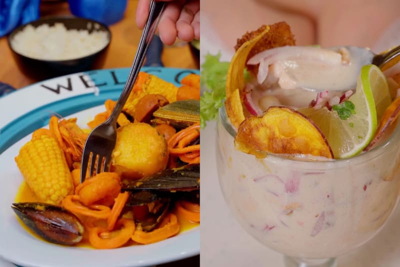 Este tenedor libre de productos del mar se ubica en Providencia. Foto: Instagram Rey Camarón.