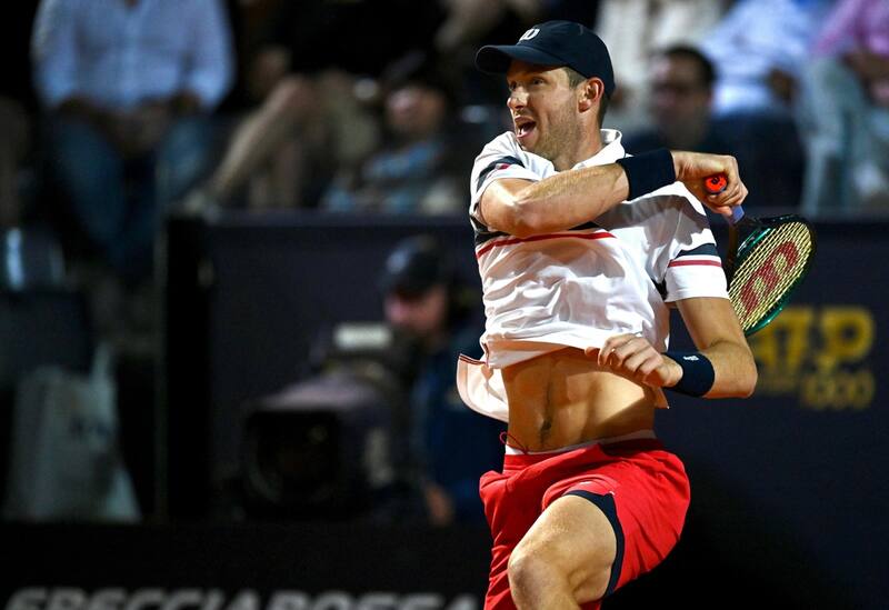 Nicolás Jarry en el Masters 1000 de Roma. EFE
