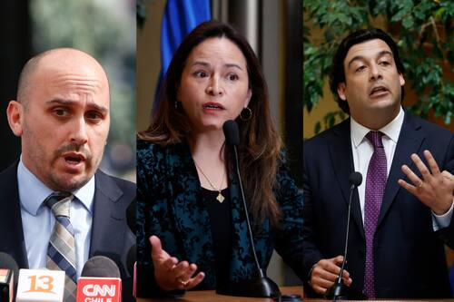 Los tres diputados que se reunirán con Ricardo Yáñez.