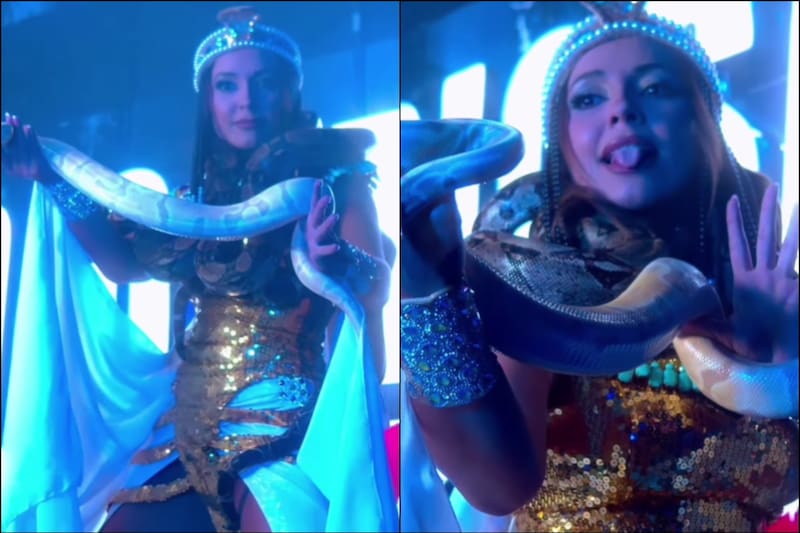 Su show estuvo marcado por una performance de Cleopatra.