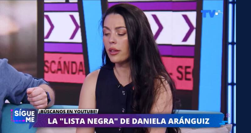 Daniela Aránguiz en su retorno a "Sígueme". Créditos: Pantallazo TV+