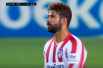 El autogol de Diego Costa que significó la apertura de la cuenta para Barcelona