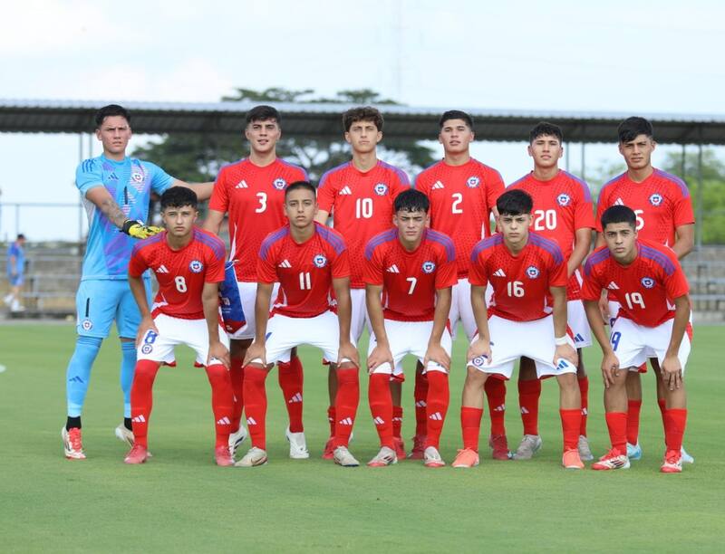participará en el Sudamericano de la categoría. Foto: Federación de Fútbol de Chile.