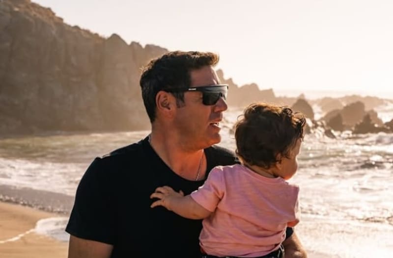 El animador publicó una tierna postal. Créditos: Instagram