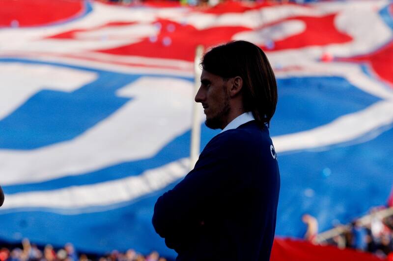 El DT se identificó con la U. Foto: Aton.