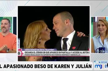"Que eres patuda": La broma que le lanzó José Antonio Neme a Karen Doggenweiler por su beso con Julián Elfenbein