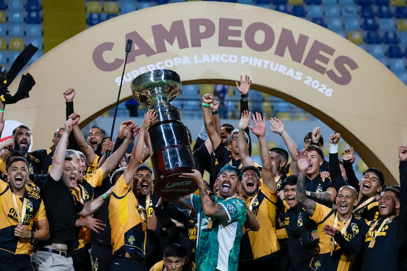 El club se coronó como supercampeón de Chile. Foto: Agencia Aton.