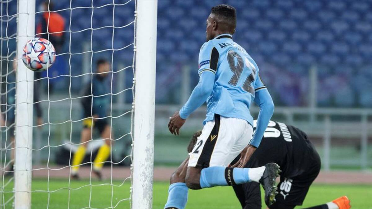Lazio derrotó al Borussia Dortmund en su regreso a la Champions League