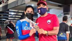 María José Moya se subió al podio en el Panamericano de patín carrera en Colombia