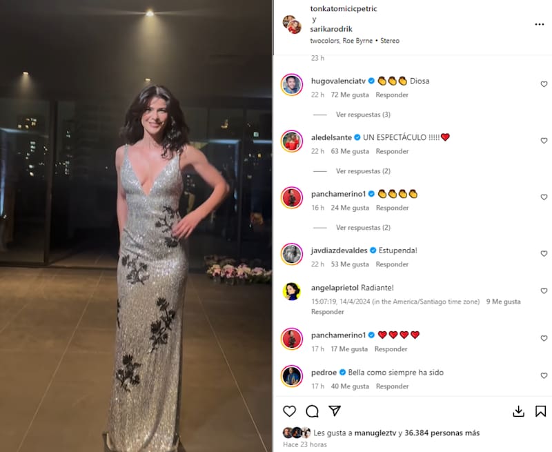 Tonka Tomicic recibe el cariño de famosos en Instagram