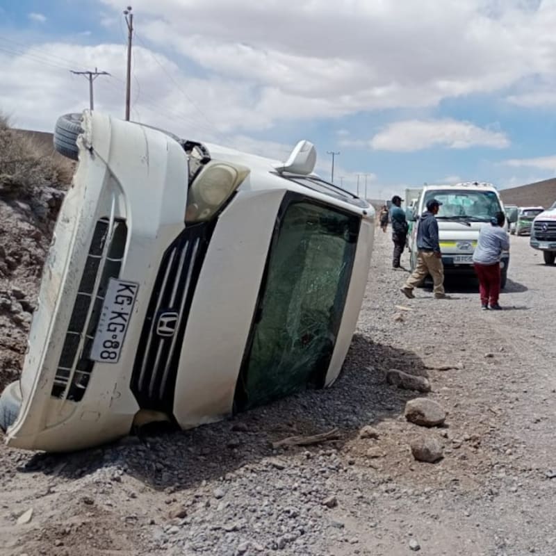 Así fue el accidente en el kilómetro 120 de la Ruta 15-CH.