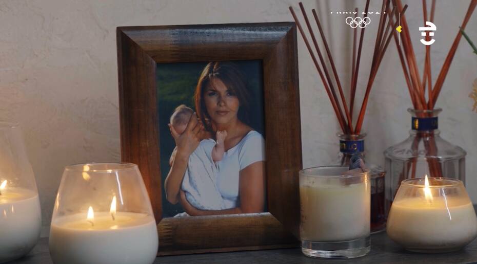 Ivette Vergara mostró fotografías de sus hijos de pequeños.