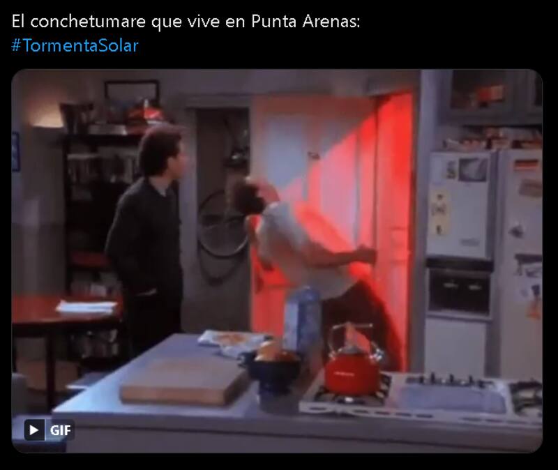 Las referencias captadas ante el fenómeno natural.