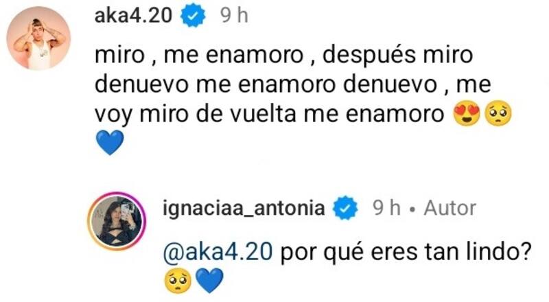 AK4:20 piropeó a Ignacia Antonia. Créditos: Instagram