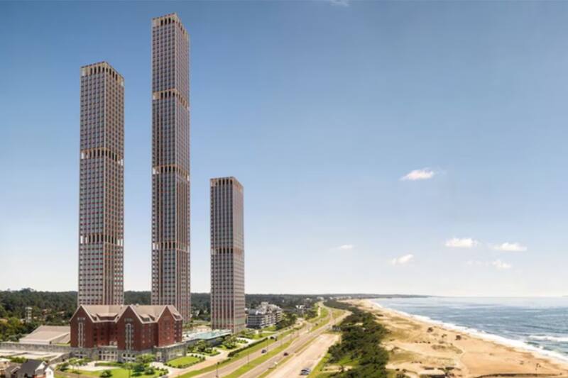 también incluye un cine, canchas deportivas, un spa y más. Créditos: Cipriani.