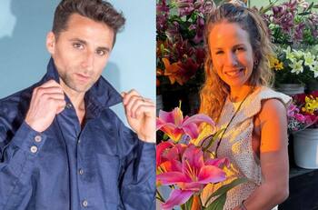 La romántica postal de Emilio Edwards y su querida polola, Fran Masanes, en la playa