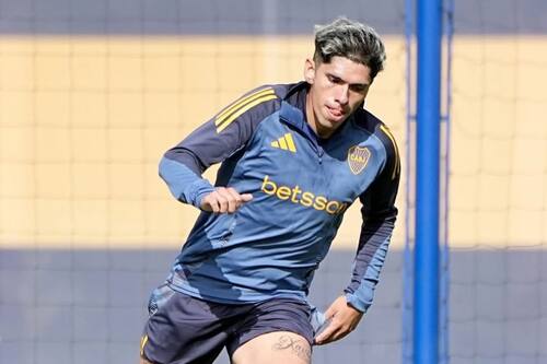 entrena en la pretemporada Xeneize. Foto: Instagram Boca Juniors.