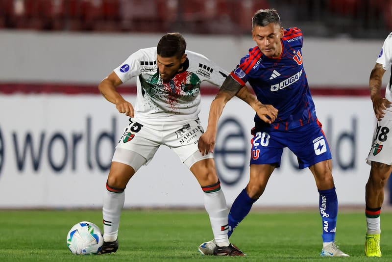 Fue figura de Palestino contra la U en Copa Sudamericana. Foto: Aton.