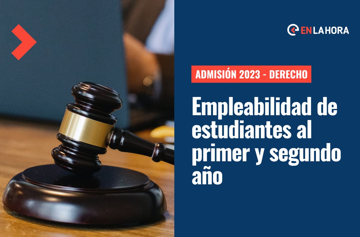 Carrera de Derecho: ¿Cuál es el nivel de empleabilidad en los primeros años de egreso?