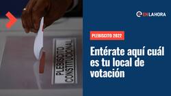 Plebiscito 2022: ¿Cómo saber con mi RUT cuál es mi mesa y local de votación?