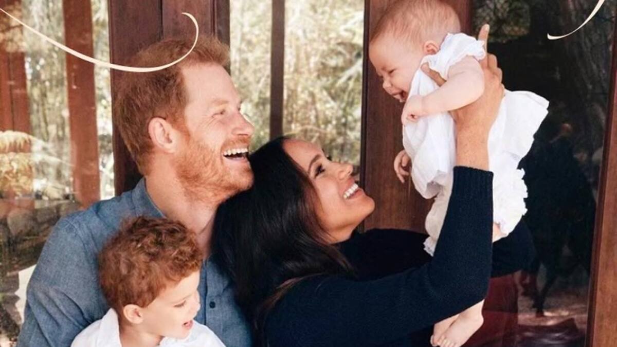 Durante una emotiva videollamada: El príncipe Harry habló sobre sus hijos Archie y Lilibet