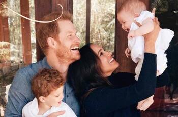 Durante una emotiva videollamada: El príncipe Harry habló sobre sus hijos Archie y Lilibet