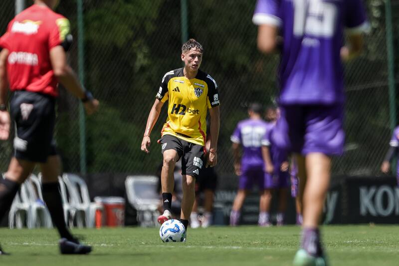 jugó un amistoso con Atlético Mineiro. Foto: @Atlético.