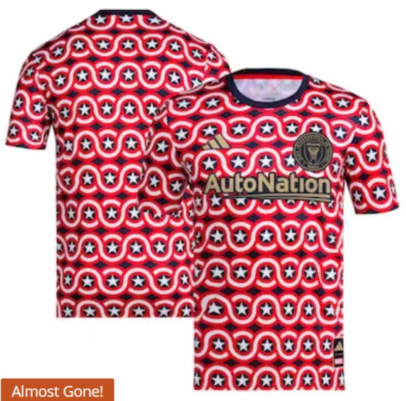 La camiseta "pre-match" que utilizará el Inter Miami en la MLS