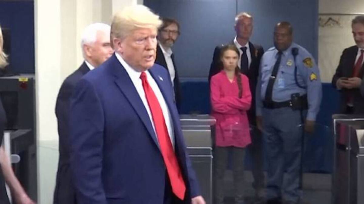 El mensaje con que Greta Thunberg se vengó de Donald Trump: "Tranquilízate"