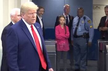 El mensaje con que Greta Thunberg se vengó de Donald Trump: "Tranquilízate"