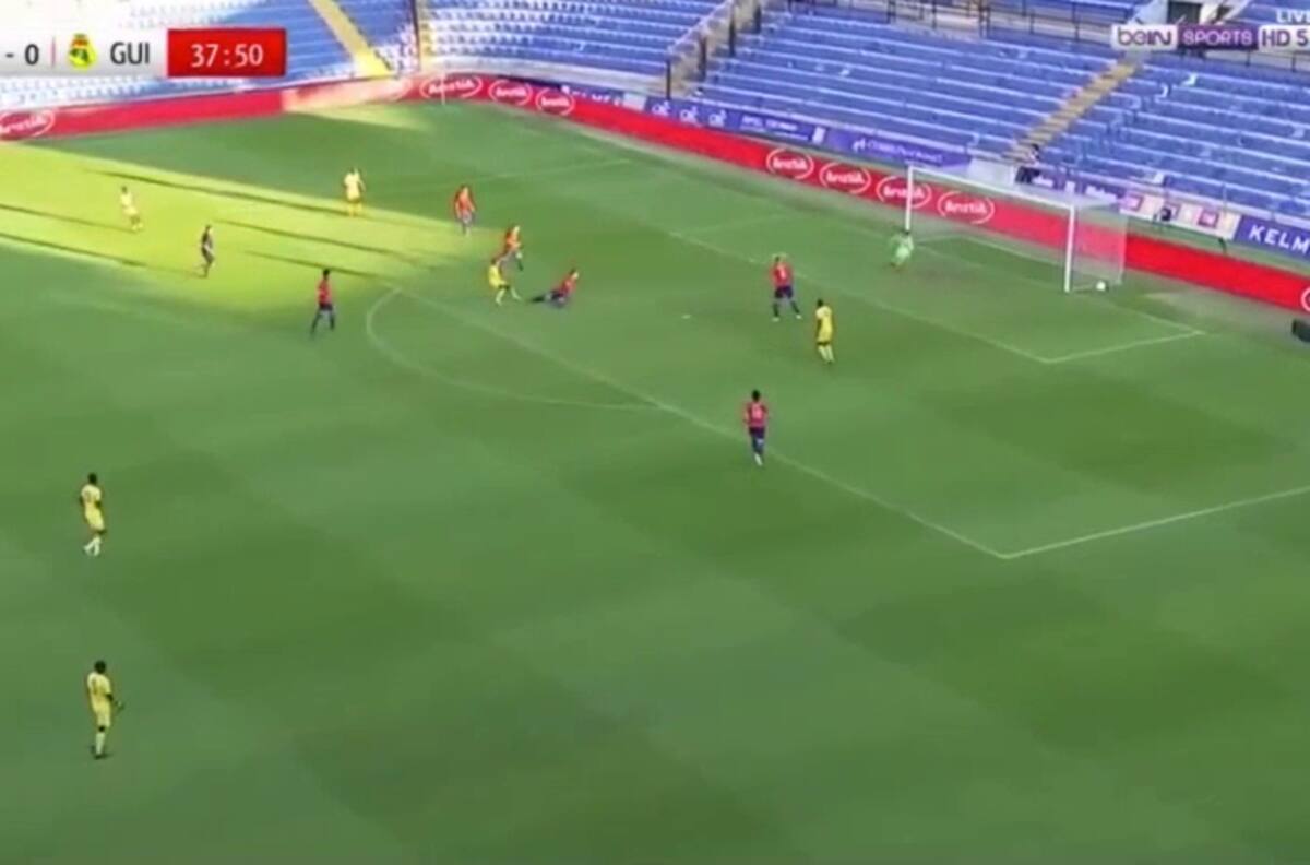 El golazo con que Guinea se puso en ventaja ante Chile