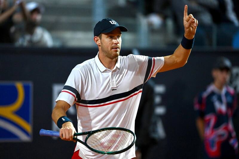 Nicolás Jarry en el Masters 1000 de Roma. EFE