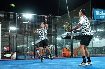 Fabián Orellana y Carlos Villanueva conquistan la sesión 3 de Leyendas en Pádel