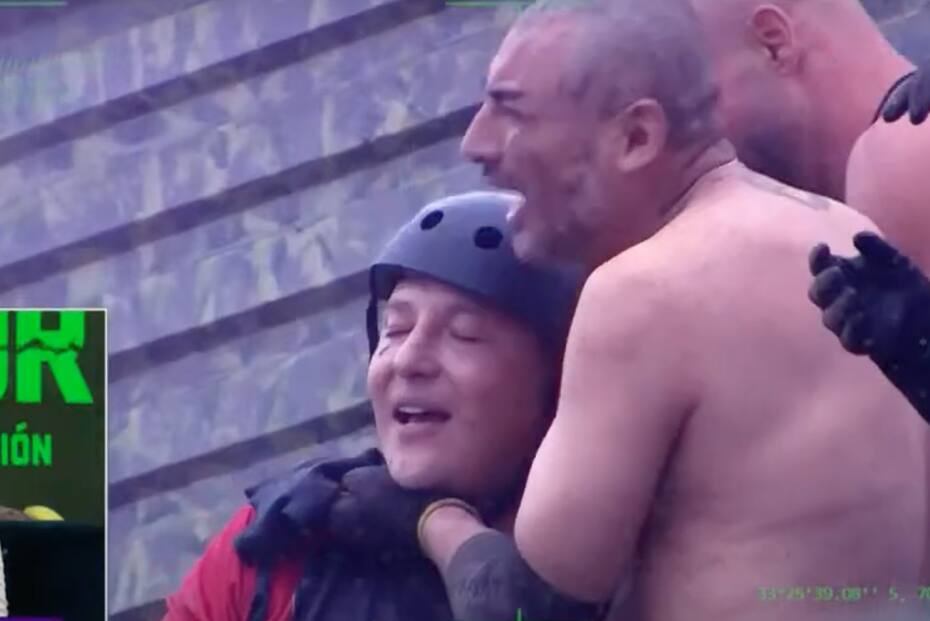 Sergio Rojas y Andrés Caniulef en "Palabra de Honor".
