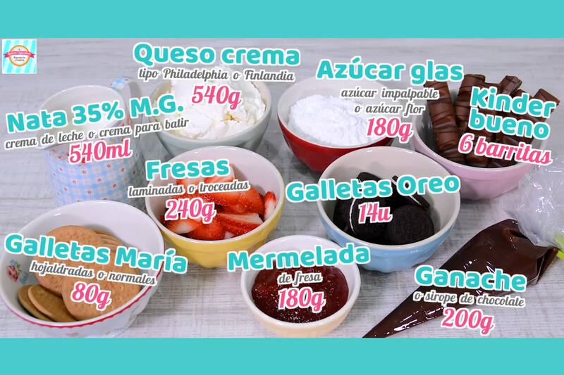 Estos son los ingredientes que necesitarás para realizar la receta. (Quiero Cupcakes (YouTube))