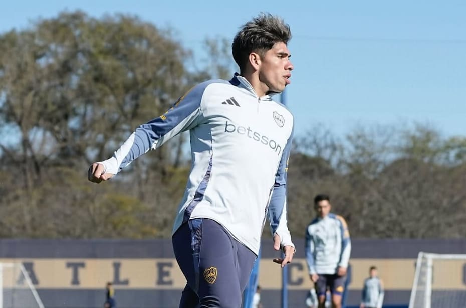 El chileno tiene nuevo entrenador en Boca. Foto: Instagram Boca Juniors.