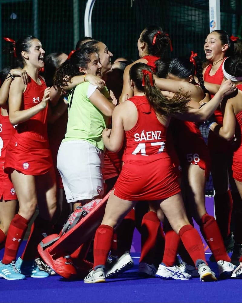 Debutan con Países Bajos en el Nacional. Foto: @chilehockey
