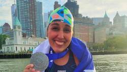 La primera latinoamericana: Bárbara Hernández nadó 100 kilómetros en 20 horas