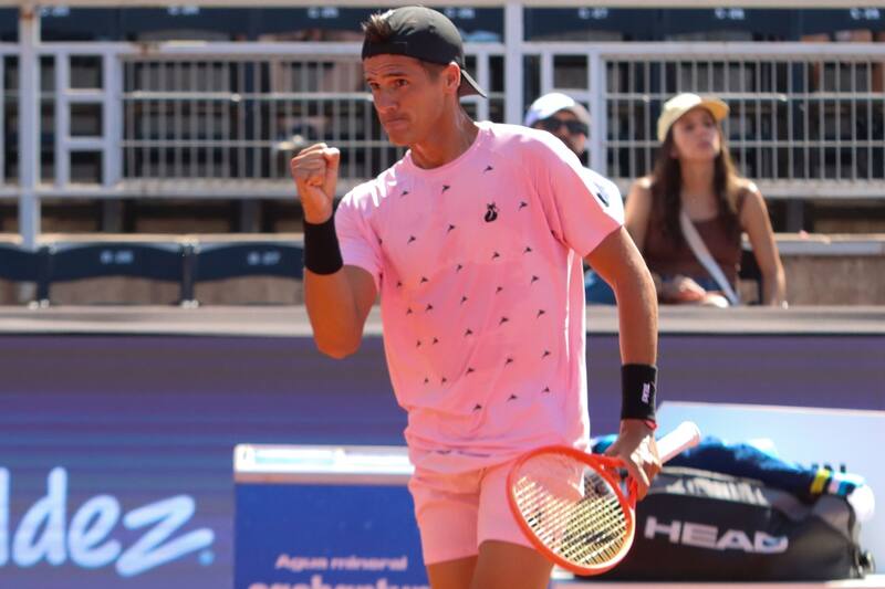 Federico Coria viene de eliminar a Tomás Barrios. Foto: Benjamín Larraín / En Cancha
