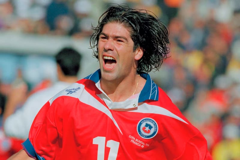Marcelo Salas en el Mundial de Francia 98.