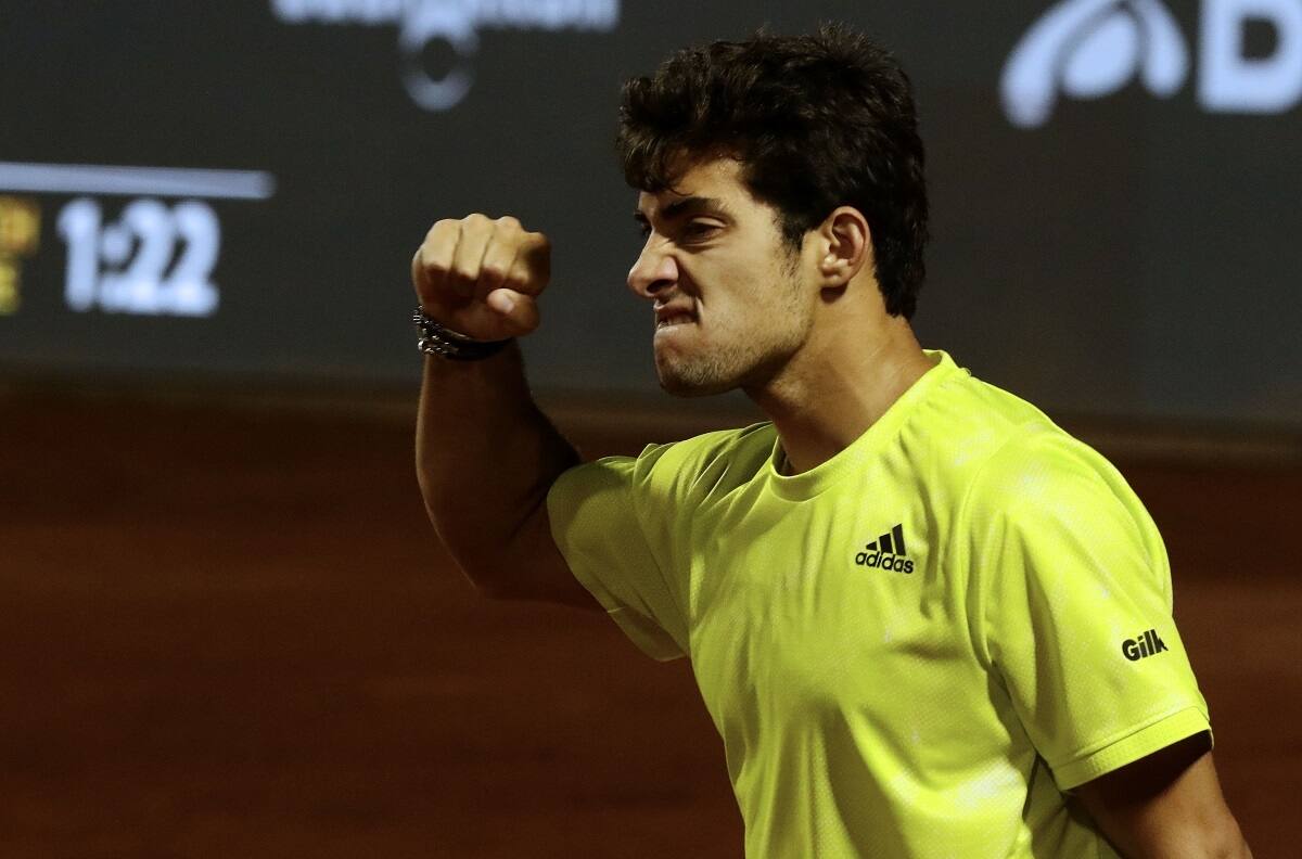 Cristian Garín se estrenó en el Masters de Montecarlo ganando en dobles y espera debut en singles