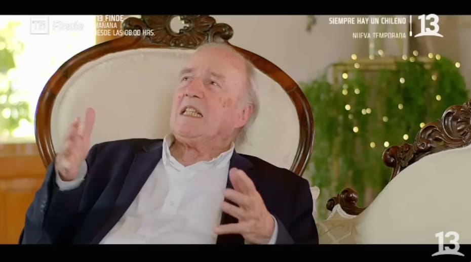 El intérprete fue uno de los invitados del íntimo programa de conversación de Canal 13.