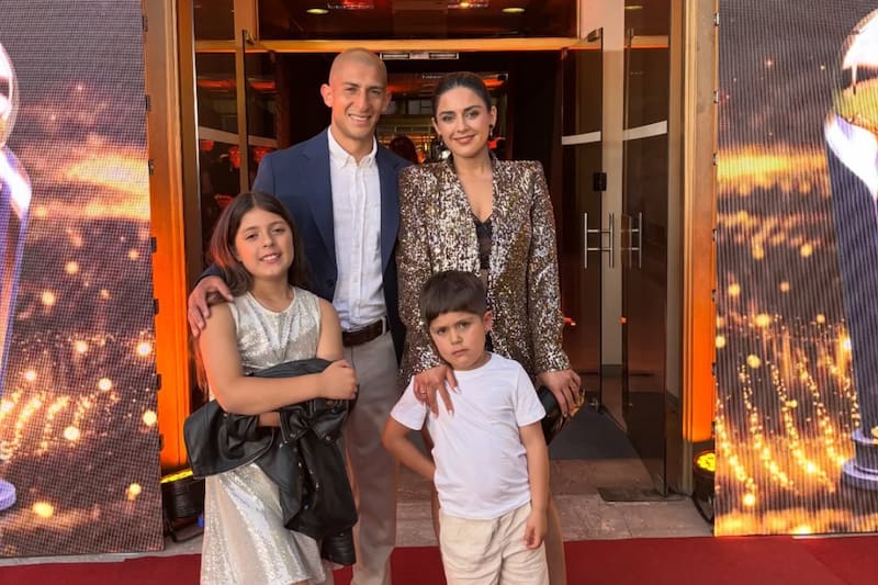 Alejandro Camargo junto a su familia. Foto: Instagram Alejandro Camargo.