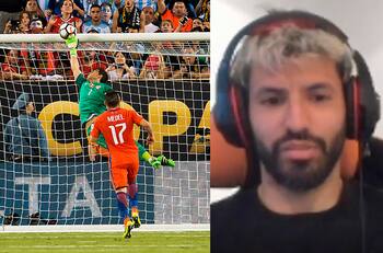 "Me la sacó el hijo de...": Kun Agüero recordó la gran atajada de Claudio Bravo