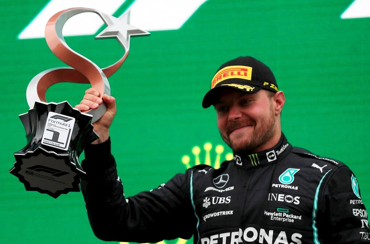 Fórmula 1: Valtteri Bottas ganó el Gran Premio de Turquía y Max Verstappen recupera el liderato del mundial
