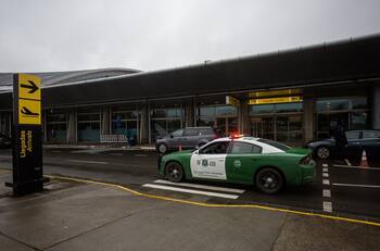 Aviso de bomba obligó a evacuar el Aeropuerto Carriel Sur de Talcahuano