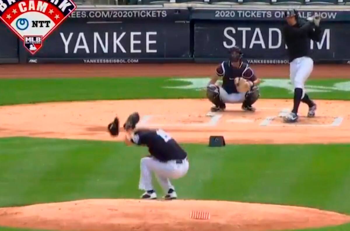 ¡Escalofriante! Beisbolista de los Yankees recibió tremendo pelotazo en la cabeza