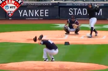 ¡Escalofriante! Beisbolista de los Yankees recibió tremendo pelotazo en la cabeza