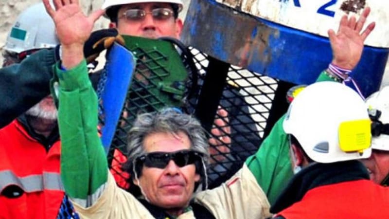 fue el noveno minero rescatado tras pasar 70 días enterrado en la mina San José.
