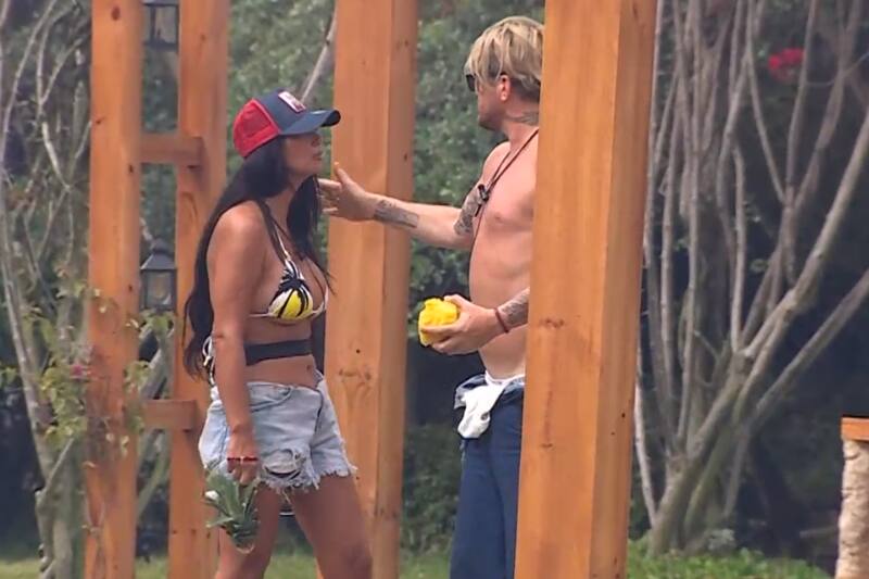 Pamela Díaz y Junior Playboy protagonizaron una fuerte riña en "Tierra Brava" que incluso llegó a las manos.